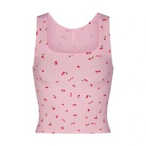 SKIMS Soft Lounge Cherry Blossom Print Tank